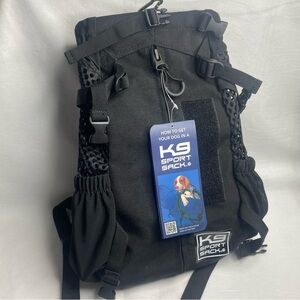 K9 Sport Sack Air2 Dog Carrier Backpack Size Small Dogs up To 30 Lbs. All Black